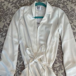 Princess Polly White Blazer Dress